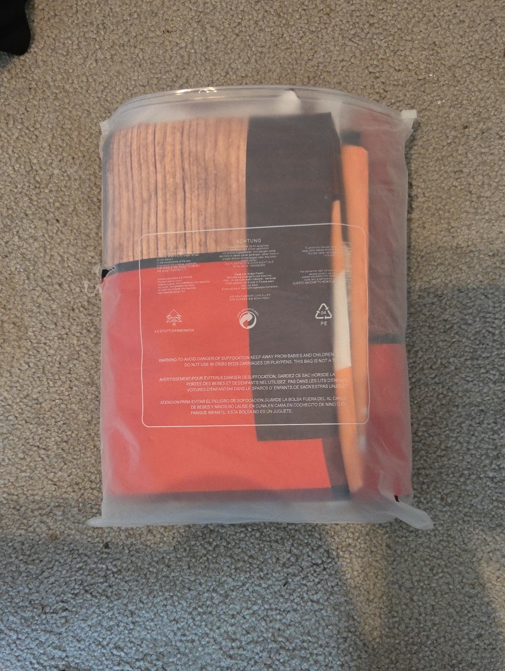 Unbranded Red and Orange Home Bedding Set - Soft Everyday Comfort